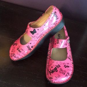 Alegria by PG Lite. Breast Cancer Awareness Shoes